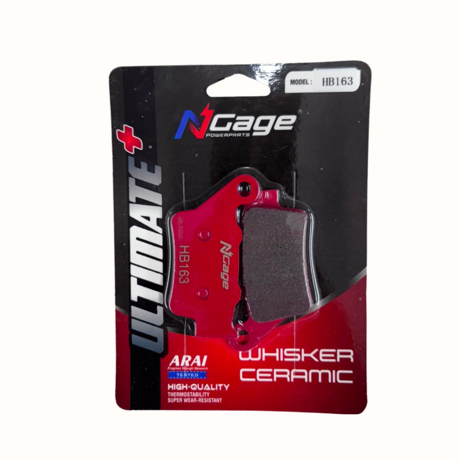 NGAGE WHISKER CEREMIC BRAKE PADS HB-163