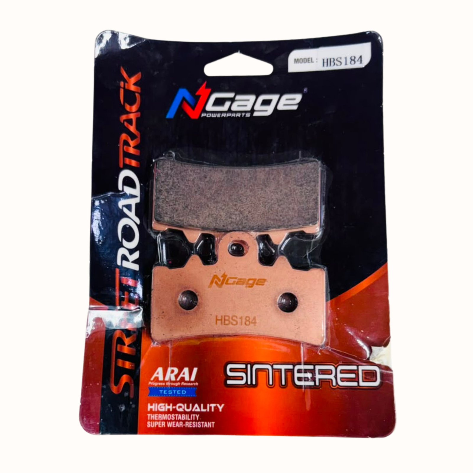 NGAGE WHISKER CEREMIC BRAKE PADS HBS-184
